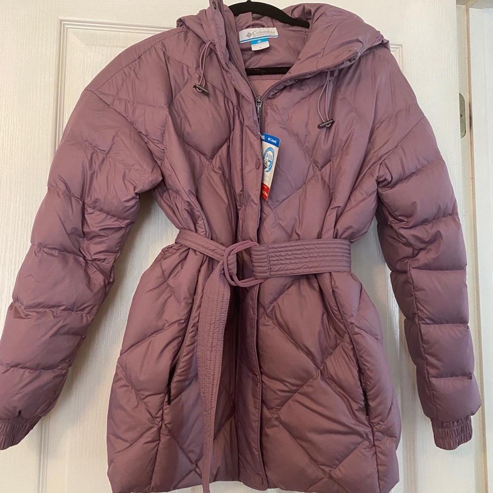 Columbia belted winter jacket